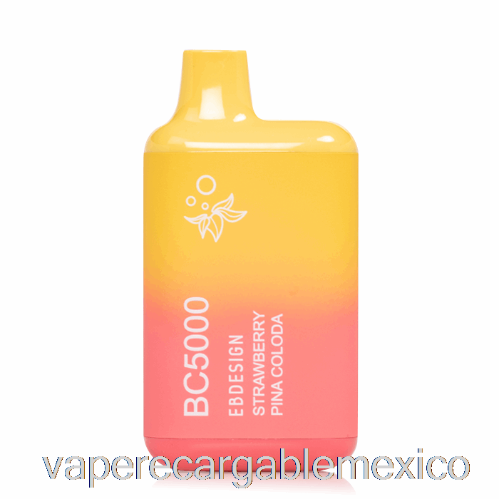 Vape Recargable Bc5000 Desechable Fresa Piña Colada